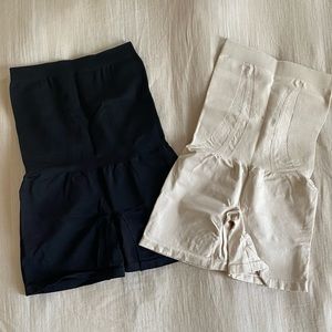 Blanqi postpartum belly support shorts- lot of 2 size small